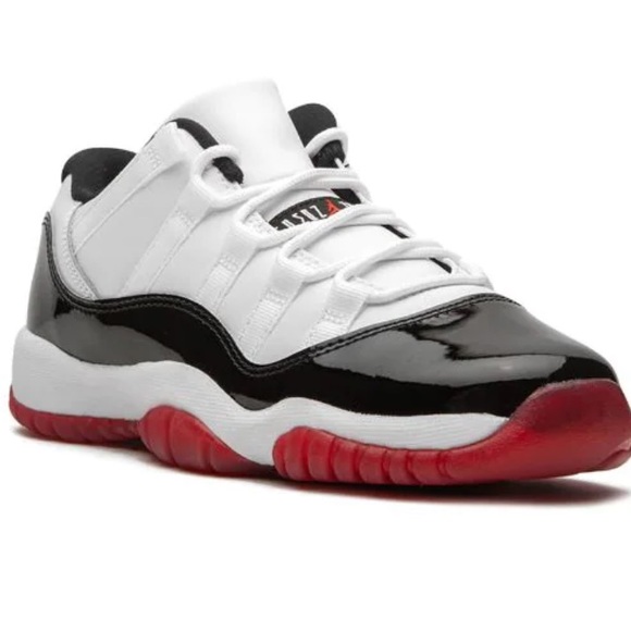 Air Jordan 11 Retro Low Concord Bred Sneakers Size 10